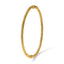 10K Polished and Textured Twisted Hinged Bangle
