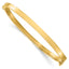 Bangle Bracelet in 10K Yellow Gold, Hinged - Sophia Jewelers
