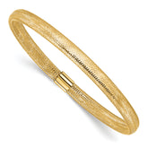 10K Polished Stretch Bracelet