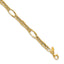 10k Polished Fancy Link Bracelet