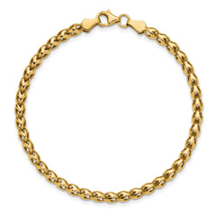 10K Polished Fancy Bracelet