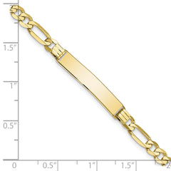 10k Figaro Link ID Bracelet