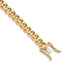 Curb Chain Bracelet in 10K Yellow Gold, 7mm - Sophia Jewelers