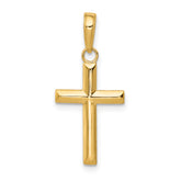 10K Small Cross Pendant
