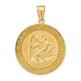 10k Saint Christopher Medal Pendant