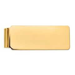 10k Men's Polished Money Clip