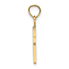 10K Number 16 Pendant