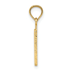 10K Number 50 Pendant