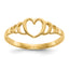 10k Childs Closed Back Signet Ring