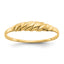 10k Polished Toe Ring