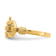 10K Shackle w/ Rope Edge Ring (Size 7)