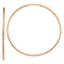 10k Rose Gold Polished Endless Tube Hoop Earrings