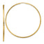 10k Diamond-cut Square Tube Endless Hoop Earrings
