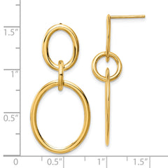 10k Yellow Gold Hoop Earrings
