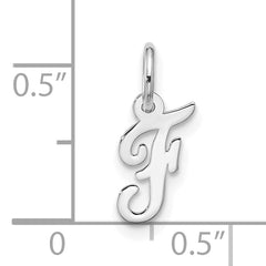10kw Small Script Initial F Charm