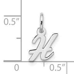 10kw Small Script Initial H Charm