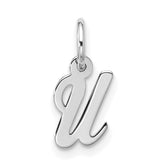 10kw Small Script Initial U Charm
