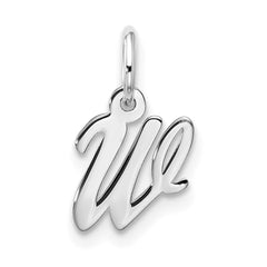10kw Small Script Initial W Charm