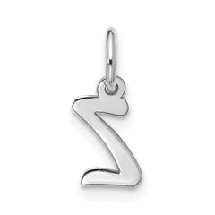 10kw Small Script Initial Z Charm