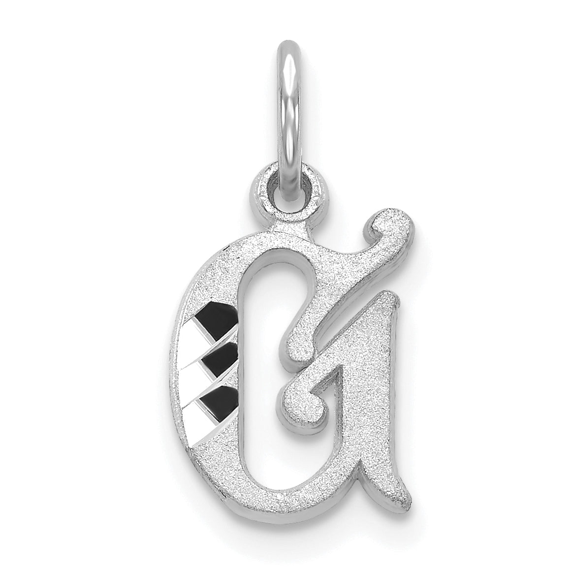 10KW Diamond-cut Initial G Charm