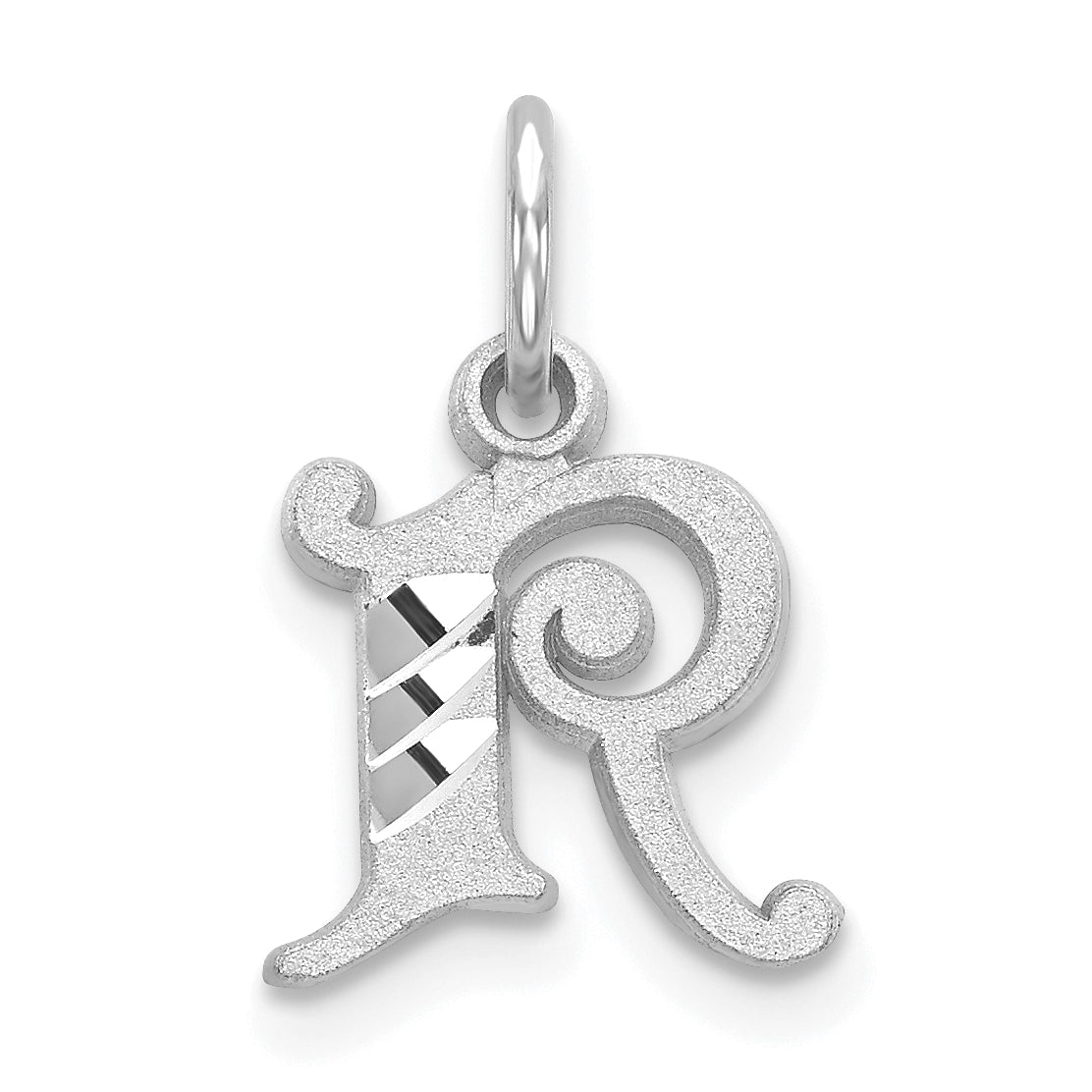 10KW Diamond-cut Initial R Charm