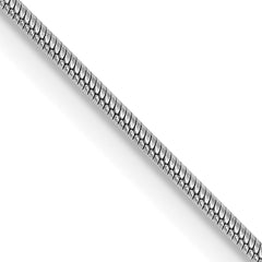 10k WG .9mm Round Snake Chain