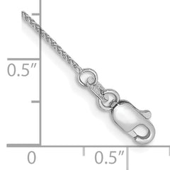 10k WG .85mm Spiga Chain Anklet