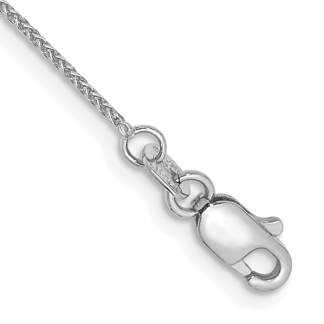 10k WG .85mm Spiga Chain Anklet