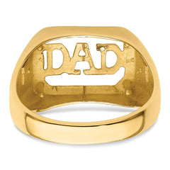 Refined 10K Yellow Gold Gents Ring Mounting – Elegant Expression