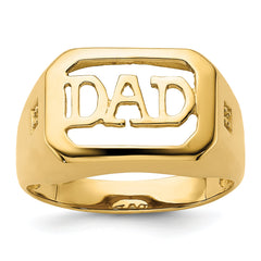 Refined 10K Yellow Gold Gents Ring Mounting – Elegant Expression