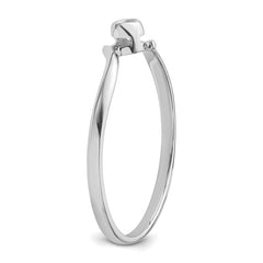 10k White Gold .03ct.Ring Mounting (No Stone Included)