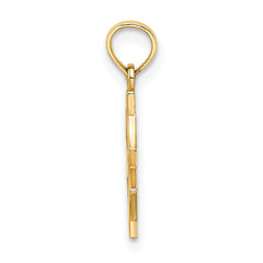 10K Medical Jewelry Symbol Pendant