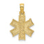 10K Medical Jewelry Symbol Pendant