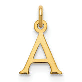10KY Cutout Letter A Initial Charm