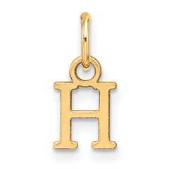 10ky Cutout Letter H Initial Charm