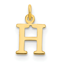 10ky Cutout Letter H Initial Charm