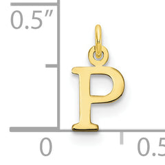 10ky Cutout Letter P Initial Charm