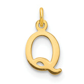 10ky Cutout Letter Q Initial Charm