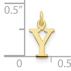 10ky Cutout Letter Y Initial Charm
