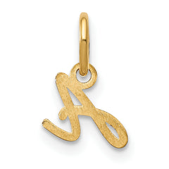 10KY Upper case Letter A Initial Charm