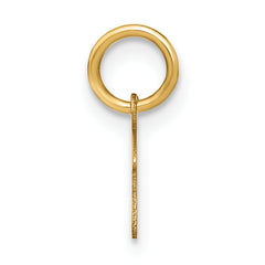 10KY Upper case Letter F Initial Charm