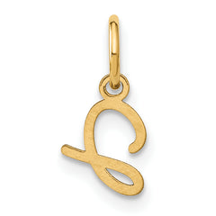 10KY Upper case Letter J Initial Charm