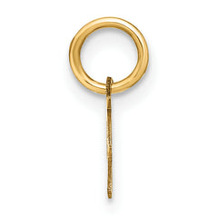 10KY Upper case Letter P Initial Charm