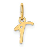 10KY Upper case Letter T Initial Charm