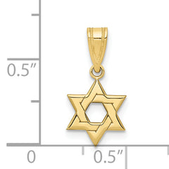 10k Star of David Pendant