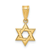 10k Star of David Pendant