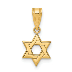 10k Star of David Pendant