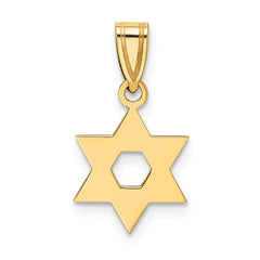 10k Star of David Pendant