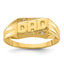 Men's Goodman AA Diamond Dad Ring in 10K Yellow Gold (0.01 ct. tw.), Size 10 - Sophia Jewelers