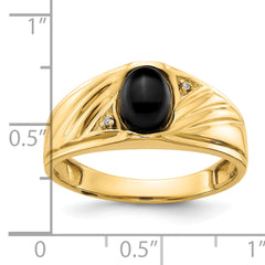 10K AA Diamond men's ring